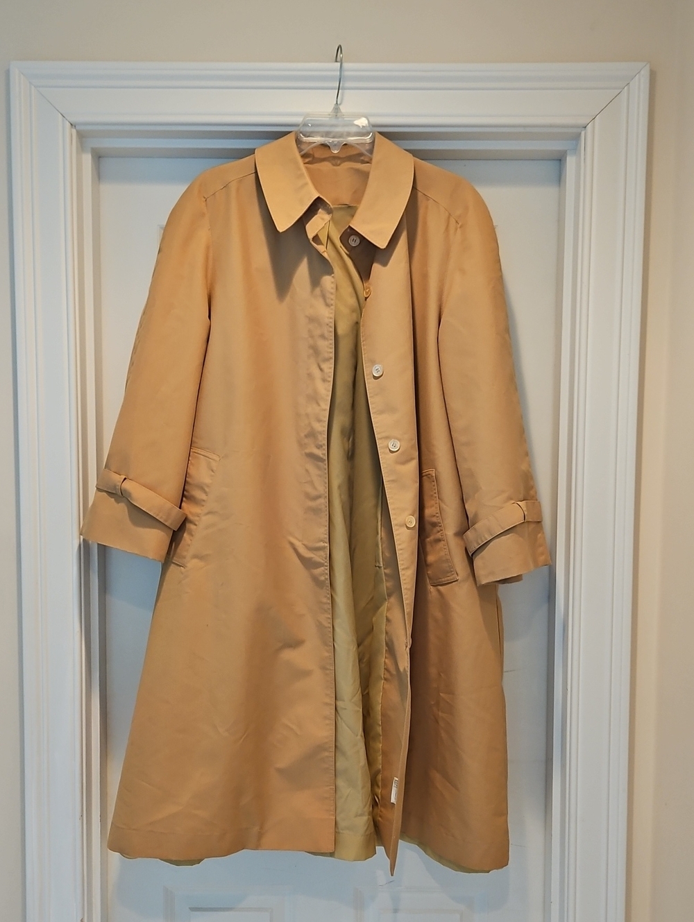 Sears Light Tan Women's Trench Coat